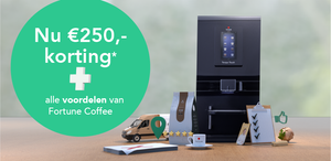 Extra voordelig: tijdelijk €250,- korting op een koffieautomaat